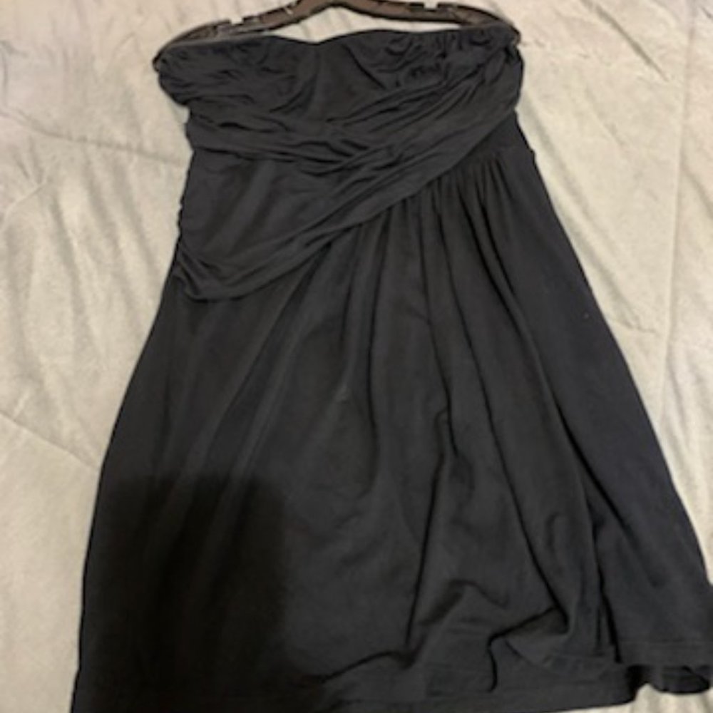 Express Strapless Ruched Dress - Picture 6 of 8